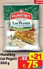 MURATBEY LOR PEYNİRİ 500 GR fiyat ve kampanya bilgisi